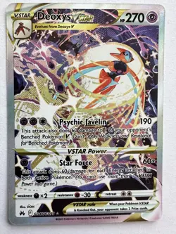 Deoxys VSTAR GG46/GG70 Crown Zenith Galarian Gallery Pokemon 2023 - Image 1