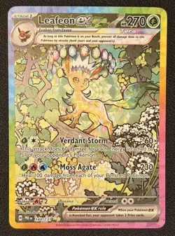 2025 Pokemon Pre En Leafeon ex Special Illustration Rare 144/131 Near Mint - Image 1