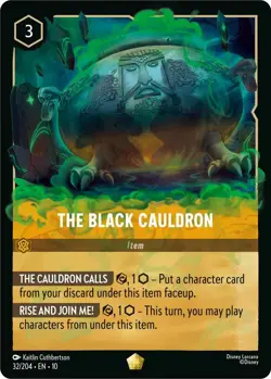 The Black Cauldron 32/204 Non-Foil Whispers in the Well Disney Lorcana - Image 1