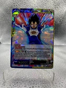 Dragon Ball Super CCG Vegeta Energy Salvo BT8-107 R Rare Foil Bandai Card - Image 1