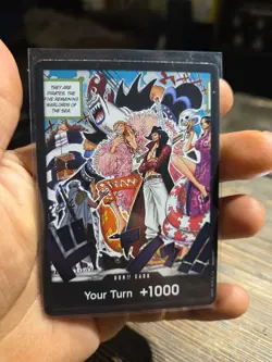 One Piece CCG 500 Years in the Future DON!! Card (Alternate Art) OP07 DON!! NM - Image 3