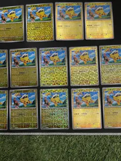 2025 Pokemon Chinese Gem Pack Volume 1 Captain Pikachu Holo Lot - 19 Cards - Image 3
