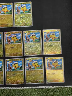 2025 Pokemon Chinese Gem Pack Volume 1 Captain Pikachu Holo Lot - 19 Cards - Image 4
