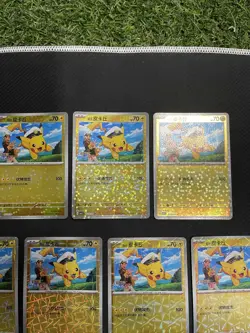 2025 Pokemon Chinese Gem Pack Volume 1 Captain Pikachu Holo Lot - 19 Cards - Image 5