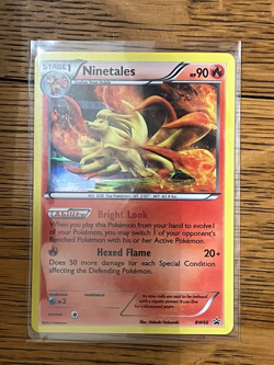 2012 Pokemon NINETALES Black Star Promo COSMOS HOLO Foil B&W Set Card BW66 NM - Image 1