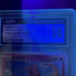 🔥🔥 CGC GEM MINT 10 Charmander 008/071 Pokemon GO s10b Pokemon Card - Image 2