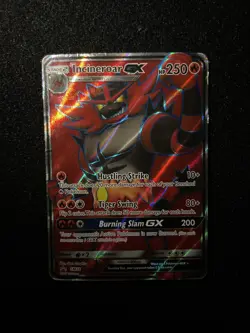 Pokemon Incineroar GX TCG Sun & Moon SM38 Holo Promo Card - Image 1