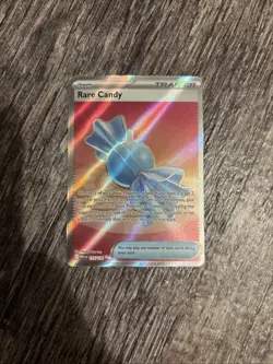 Pokemon TCG Mega Evolution Trainer Holo Card 175/132 Rare Candy - Image 1