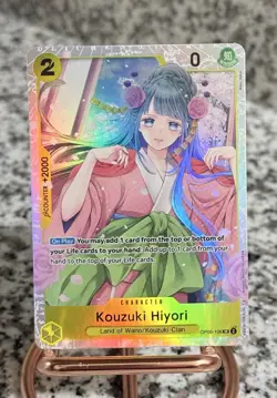 Kouzuki Hiyori OP06-106 SR One Piece Card Game English Super Rare NM - Image 1