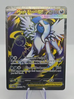 Mega Absol EX 161/132 Secret Rare Full Art Pokemon Card NM XY - Image 1
