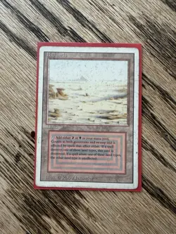 Badlands Magic The Gathering MTG Revised Edition Dual Land Card - HP - Image 3