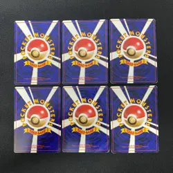 Base Set 1996 Normal Card Set of 6 Japanese Pokemon Card Old Back s007421 - Image 2