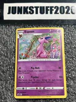 Espeon SWSH174 SWSH: Sword & Shield Promo Cards Holo 2021 Black star cosmos - Image 1