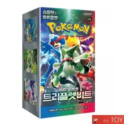 Pokemon Card Scarlet &Violet Triplet Beat Enhanced Booster Box set Korean Ver - Image 1