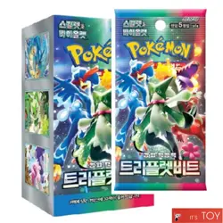 Pokemon Card Scarlet &Violet Triplet Beat Enhanced Booster Box set Korean Ver - Image 2