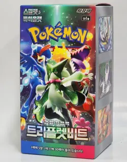 Pokemon Card Scarlet &Violet Triplet Beat Enhanced Booster Box set Korean Ver - Image 3