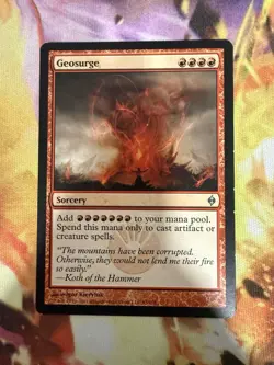 Geosurge New Phyrexia Regular Magic The Gathering 85/175 LP - Image 1