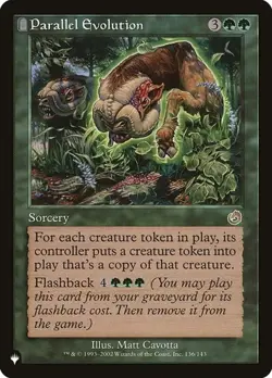 Parallel Evolution - Retro Frame The List LP MTG - Image 1