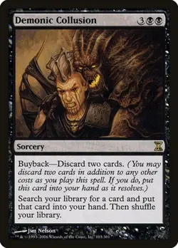 Demonic Collusion TSP LP MTG - Image 1