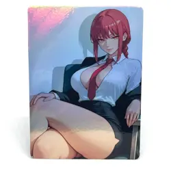 Chainsaw Man Makima Goddess Anime Waifu ACG Foil Card - Image 1