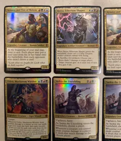 2016 WOTC MTG MAGIC THE GATHERING COMMANDER OVERSIZED FOIL CARDS LOT BREYA + - Image 2