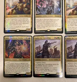 2016 WOTC MTG MAGIC THE GATHERING COMMANDER OVERSIZED FOIL CARDS LOT BREYA + - Image 3