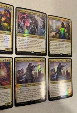 2016 WOTC MTG MAGIC THE GATHERING COMMANDER OVERSIZED FOIL CARDS LOT BREYA + - Image 5