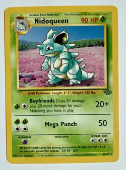 Pokemon Card 1999 Jungle Set Nidoqueen 23/64 NM-Mint - Image 1