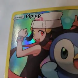 Piplup 239/236 Secret Rare Holo Cosmic Eclipse Dawn Character Pokemon Card LP/NM - Image 2