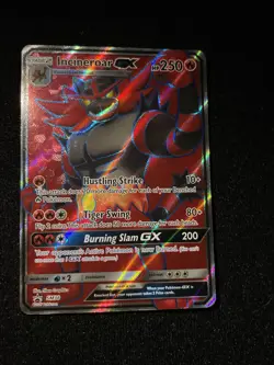 Pokemon Incineroar GX TCG Sun & Moon SM38 Holo Promo Card - Image 1