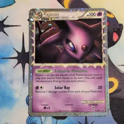 Pokemon TCG Espeon Prime Holo Card 81/90 HGSS Undaunted Rare NM - Image 1