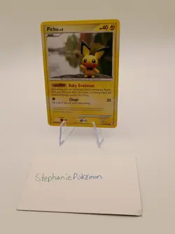 Pokemon Pichu DPBP#025 2007 93/123 Mysterious Treasures 2007 - Image 4