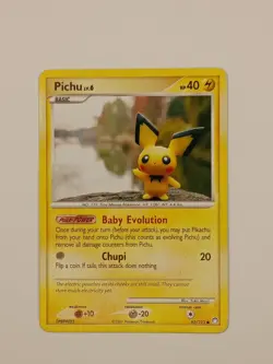 Pokemon Pichu DPBP#025 2007 93/123 Mysterious Treasures 2007 - Image 5