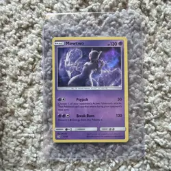 Pokemon Mew and Mewtwo Lot of 2 Cool Artwork Cards, Both Great Conditiom! - Image 2