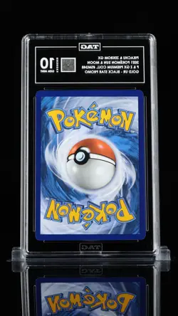 2021 POKEMON SM BLACK STAR PROMO #SM248 FULL ART/PIKACHU & ZEKROM GX TAG 10 - Image 2