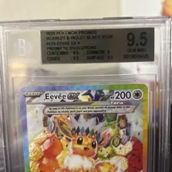 Pokemon Eevee ex Prismatic Evolution Super-Premium Coll Promo SVP EN 174 BGS 9.5 - Image 4