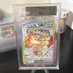 Pokemon Eevee ex Prismatic Evolution Super-Premium Coll Promo SVP EN 174 BGS 9.5 - Image 5