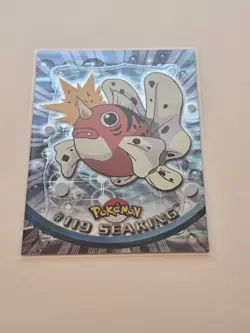 Speaking #119 Holograpic Topps Blue Label Pokemon Card Nm Condition TV Edition - Image 1