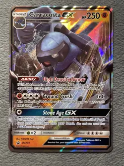 Carracosta GXSM239 Sun & Moon Pokemon Card Holo Promo Full Art 202 NM - Image 1