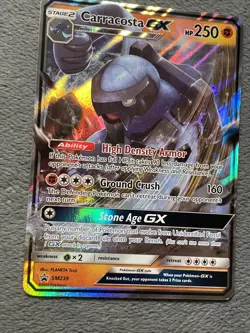 Carracosta GXSM239 Sun & Moon Pokemon Card Holo Promo Full Art 202 NM - Image 3