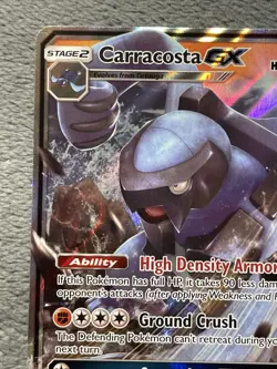 Carracosta GXSM239 Sun & Moon Pokemon Card Holo Promo Full Art 202 NM - Image 4