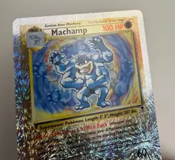 2002 WOTC POKEMON LEGENDARY COLLECTION MACHAMP 15/110 REVERSE HOLO RARE LP-M+ - Image 4