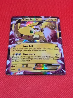 Pokemon Tcg Pikachu EX XY84 Black Star Promo Card - Image 2