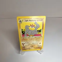 Pokemon TCG Light Machamp Neo Destiny 25/105 Rare Unlimited Regular - Image 1