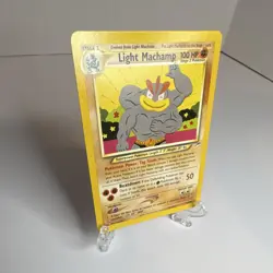 Pokemon TCG Light Machamp Neo Destiny 25/105 Rare Unlimited Regular - Image 2