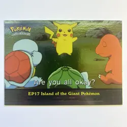 2000 Topps Pokemon TV #EP17 Island of the Giant Pokemon Holo Foil - Image 1