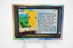 Topps Pokemon EP17 Island Of The Giant Pokemon Holo Foil Blue Label NM - Image 2