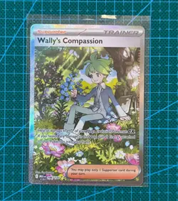 Pokemon TCG Wally's Compassion 186/132 Special Illustration Rare Mega Evolution - Image 1