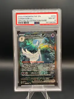 Pokemon TCG Gardevoir Ex Paldean Fates SIR Psa 8 233 - Image 1