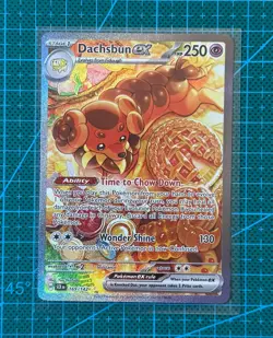 Pokemon TCG Dachsbun Ex 169/142 Special Illustration Rare Stellar Crown English - Image 1